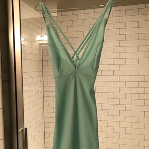 Nasty Gal Plunge Slip-on Dress